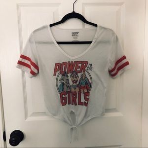 Justice League “Power to the Girls” Crop Top